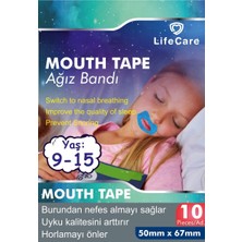 Life Care Ağız Kapama Bandı 10'lu Kutu Orta Boy 9-15YAŞ