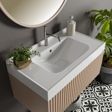 Livabo Lumia, 500X900MM Etajerli Akrilik Banyo Lavabosu