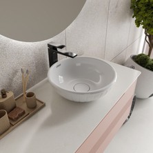 Livabo Marita 400 x 130 mm Tezgah Üstü Akrilik Banyo Lavabosu