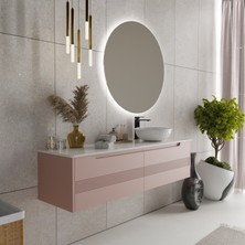 Livabo Marita 400 x 130 mm Tezgah Üstü Akrilik Banyo Lavabosu