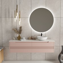 Livabo Marita 400 x 130 mm Tezgah Üstü Akrilik Banyo Lavabosu