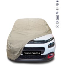 ULTRASHOP Citroen C3 3 (2016 - ) Araba Brandası Su Geçirmez Branda Miflonlu  Premıum Oto Branda