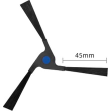 Cecilee3 X2 Omni Robot Vakum Ana Yan Fırça Filtre Paspas Bezi Toz Torbaları Aksesuarları (Yurt Dışından)