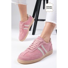 Mio Gusto Valda Süet Pudra Renk Kadın Spor Ayakkabı