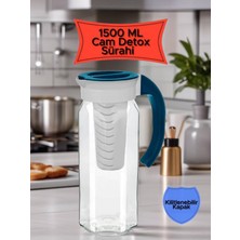 1500 ml Detox Sağlıklı Cam Sürahi