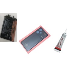 SDT Redmi Note 13 Pro Plus Arka Batarya Kapağı ,batarya ve B7000 Yapıştırıcı (Mor)