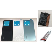 SDT Redmi Note 13 Pro 5g Arka Batarya Kapağı ,batarya ve B7000 Yapıştırıcı (Siyah)
