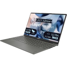 Casper Nirvana X600.1362-BF00X-G-F Intel Core i7-13620H 16GB RAM 1TB NVME SSD Freedos Laptop