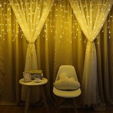 Medu Shop 8 Fonksiyonlu 16 Saçaklı Perde LED 3 x 1 (Günışığı)