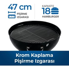 Napoleon Premium 18 Kömürlü Mangal | Barbekü 47cm
