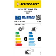 225/45 R17 91w Xl Sport Maxx 050 Oto Yaz Lastiği (Üretim Yılı:2025)