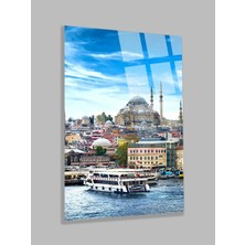 Taulart Muhteşem Istanbul Camii Ev, Ofis, Hediyesi Cam Tablo