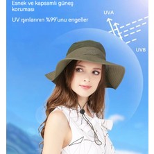 Maskot Açık Güneş Koruma Balıkçı Şapkası Yaz Büyük Şapka Uv Koruma Güneşlik (Yurt Dışından)