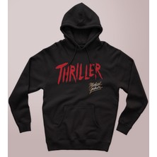 Butişört Michael Jackson - Thriller' Baskılı Hoodıe & Dar Kalıp Sweatshırt