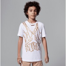 Nike Jordan Jdb Mj Brand Jm Chaın Ss Crew Erkek Çocuk Tişört