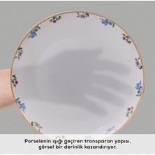 Karaca Forever Bone Brillo 53 Parça 12 Kişilik Yemek Takımı