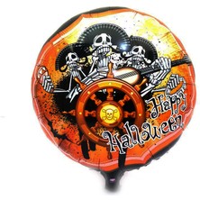Medu Shop Kuru Kafalı Korsanlar Halloween Şekilli Folyo Balon 45  cm