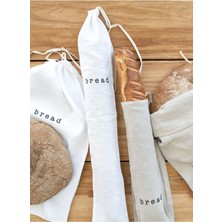 Barine Linen Keten Ekmek Çantası Naturel 30 x 52