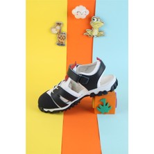 Unisex Çocuk Sandalet Önü Kapalı Sandalet Renkli Sandalet Ortopedik Sandalet Yeni Sezon Sandalet