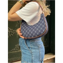 Hill Bag Desenli Kadın Kol ve Omuz Çanta
