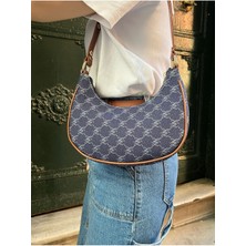 Hill Bag Desenli Kadın Kol ve Omuz Çanta