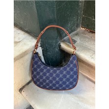 Hill Bag Desenli Kadın Kol ve Omuz Çanta
