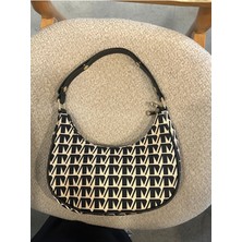 Hill Bag Hilbag Desenli Jakar Kumaşlı El ve Omuz Kadın Çanta