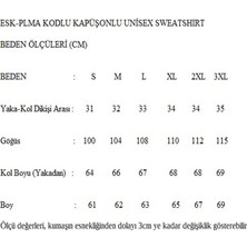 Palm Angels Erkek Açık Mavi Kapüşonlu Owersize Salaş Üç Iplik Sweat Shirt Esk-Plma
