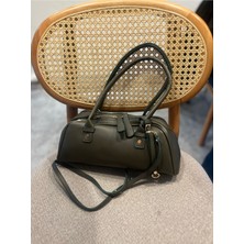 Hill Bag Analua Basic Çift Fermuarlı El ve Omuz Kadın Çanta