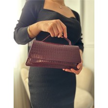 Hill Bag Analua Croco Baget Kadın Çanta