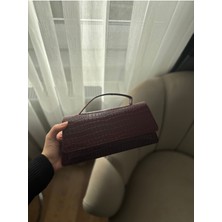 Hill Bag Analua Croco Baget Kadın Çanta