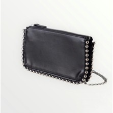 Hill Bag Zımbalı Çapraz Askılı Cüzdan Çanta
