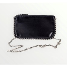 Hill Bag Zımbalı Çapraz Askılı Cüzdan Çanta