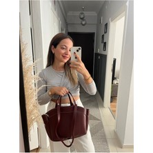 Hill Bag Büyük Boy Yavrulu Tote Çanta