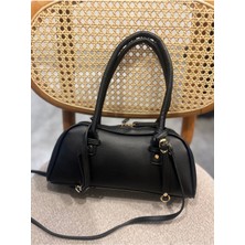 Hill Bag Analua Basic Çift Fermuarlı El ve Omuz Kadın Çanta