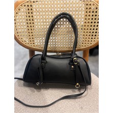 Hill Bag Analua Basic Çift Fermuarlı El ve Omuz Kadın Çanta