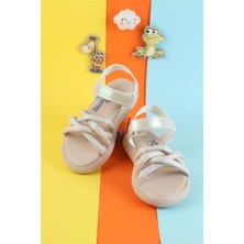 Unisex Çocuk Sandalet Önü Kapalı Sandalet Renkli Kız Sandalet Ortopedik Sandalet Yeni Sezon Sandalet