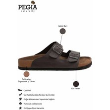 Pegia Erkek Bantlı Deri Terlik 215020