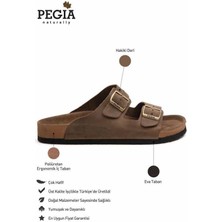 Pegia Erkek Bantlı Deri Terlik 215020