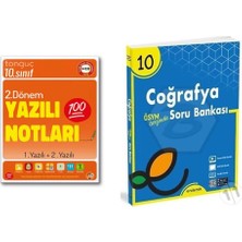 Tonguç Akademi 10. Sınıf Yazılı Notları 2. Dönem 1 ve 2. Yazılı ve Endemik Yayınları 10. Sınıf Coğrafya Soru Bankası