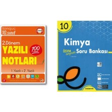 Tonguç Akademi 10. Sınıf Yazılı Notları 2. Dönem 1 ve 2. Yazılı ve Endemik Yayınları 10. Sınıf Kimya Soru Bankası