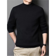 ribana Slim Fit Yarım Balıkçı Yaka Triko Kazak