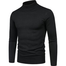 ribana Slim Fit Yarım Balıkçı Yaka Triko Kazak