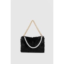 Tandi Bags Olivia Incili Peluş Çapraz Çanta