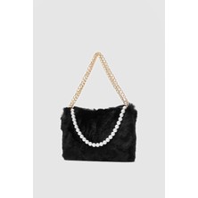 Tandi Bags Olivia Incili Peluş Çapraz Çanta