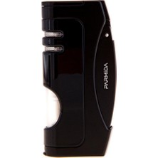 Parmida Tek Torch Pürmüz Siyah Puro Çakmağı