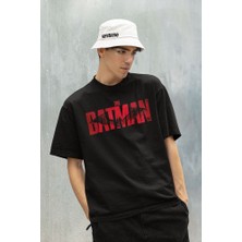 Sevbano The Batman Dc Karakter Baskılı Unisex Oversize Tişört