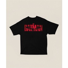 Sevbano The Batman Dc Karakter Baskılı Unisex Oversize Tişört