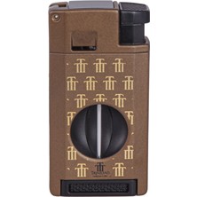 Cohiba Çift Torch Pürmüz Trinidad Özel Üretim Dahili Delici & V Kesici Metal Puro Çakmağı