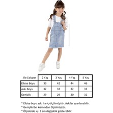 Trend Baby Kids Kız Çocuk Kot Salopet Jile